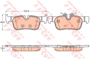 Bmw Fren Balatası Arka F40-F45-F46-X1 F48