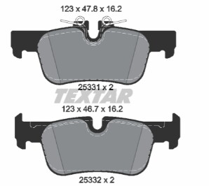 Bmw Fren Balatası Arka F40-F45-F46-X1 F48