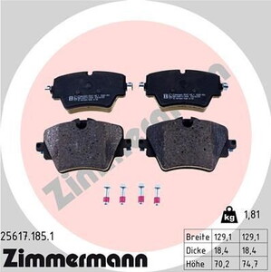 Bmw Fren Balatası Ön F40-F45-F46-F48-F49-F39-F54-F60