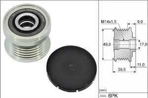 Bmw Alternatör Kasnağı X1 E84-F10